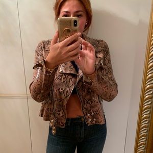 Blank Denim vegan leather jacket